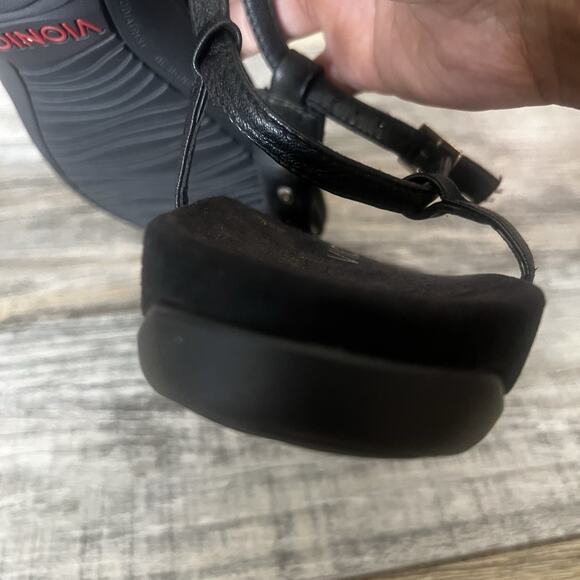 VIONIC Women’s By Orthoheel Rest Nana Toe Sandals Size 9 Black Gold - Picture 7 of 7